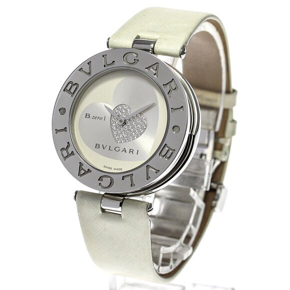 BVLGARI B-zero1 BZ35S Double Heart Diamond Quartz Ladies Watch_696678 - Picture 3 of 7